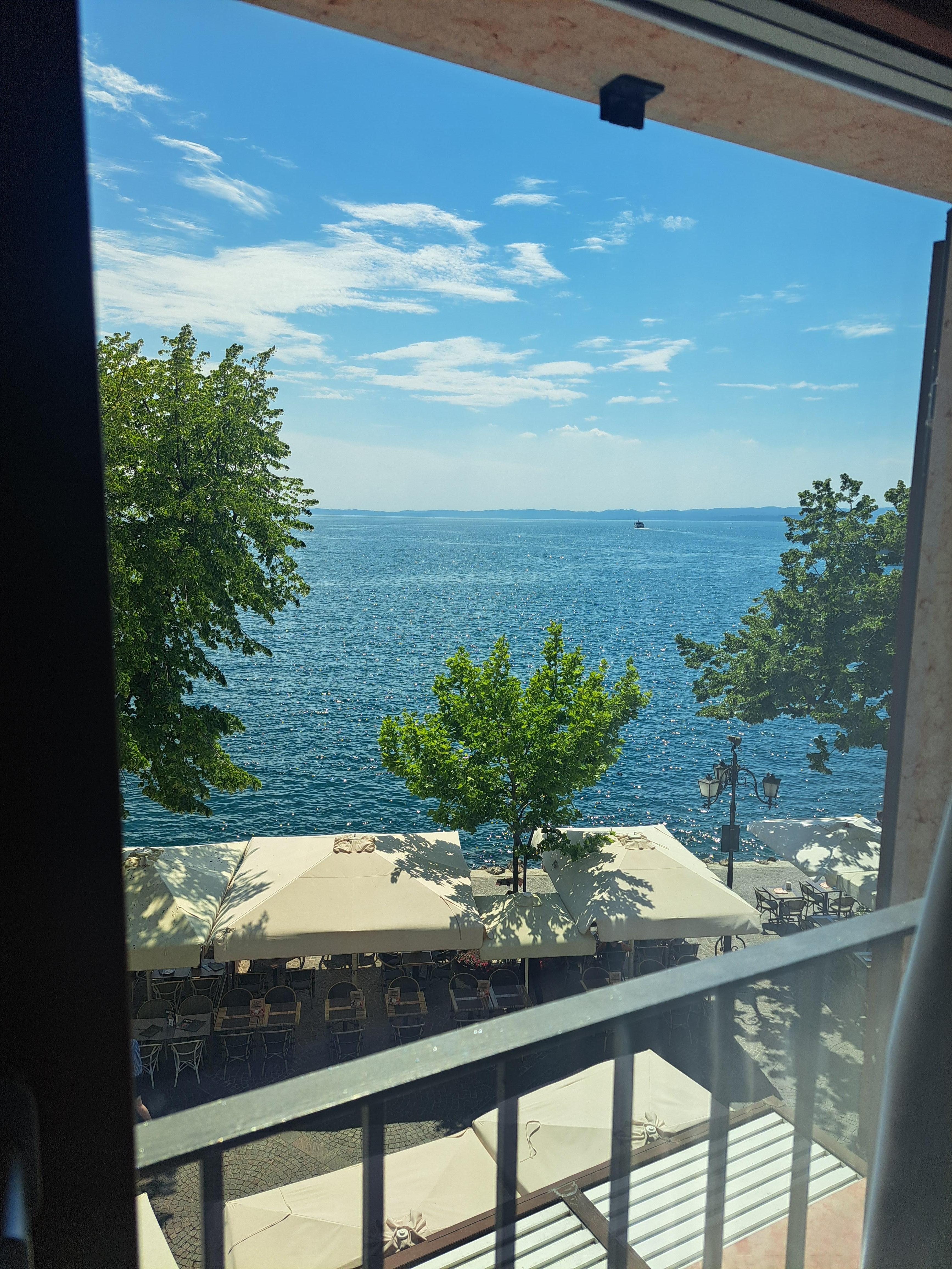 Blick aus dem Fenster