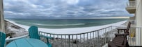 Panoramic view from the balcony