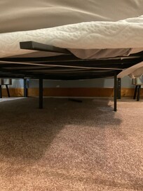 These are pics of the pole under the bed.