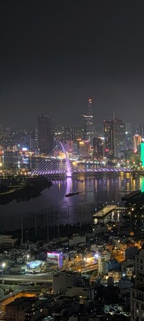 Evening view from the room