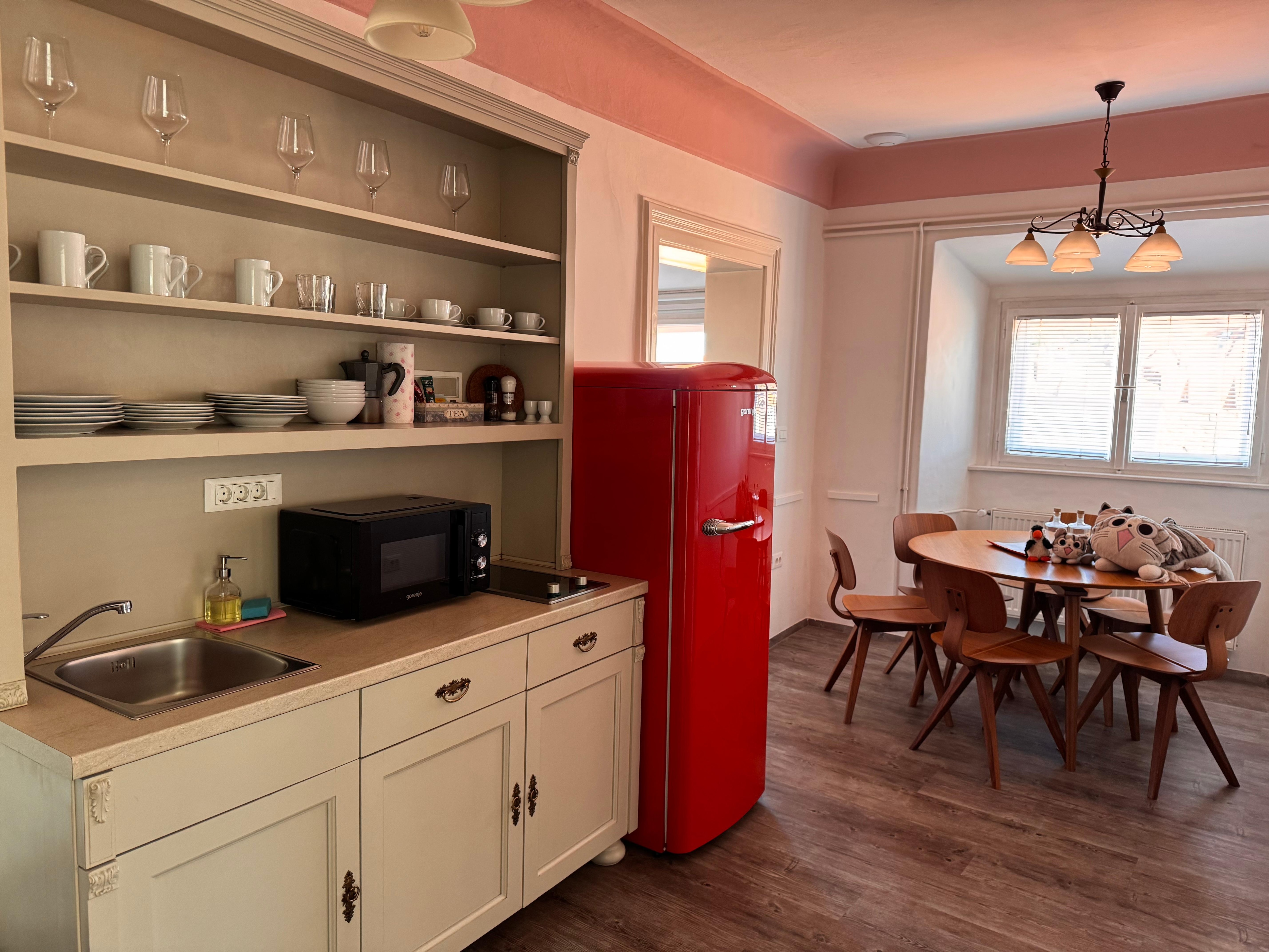 Kitchen and dining area