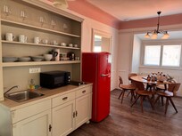 Kitchen and dining area