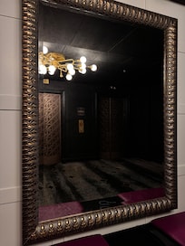 Mirror by elevators