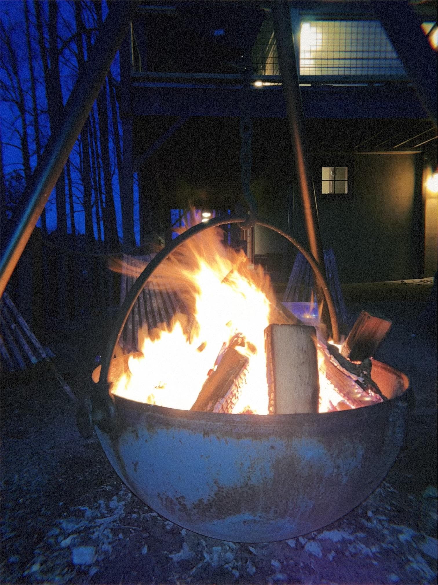 Just beautiful last night sitting together by the fire
