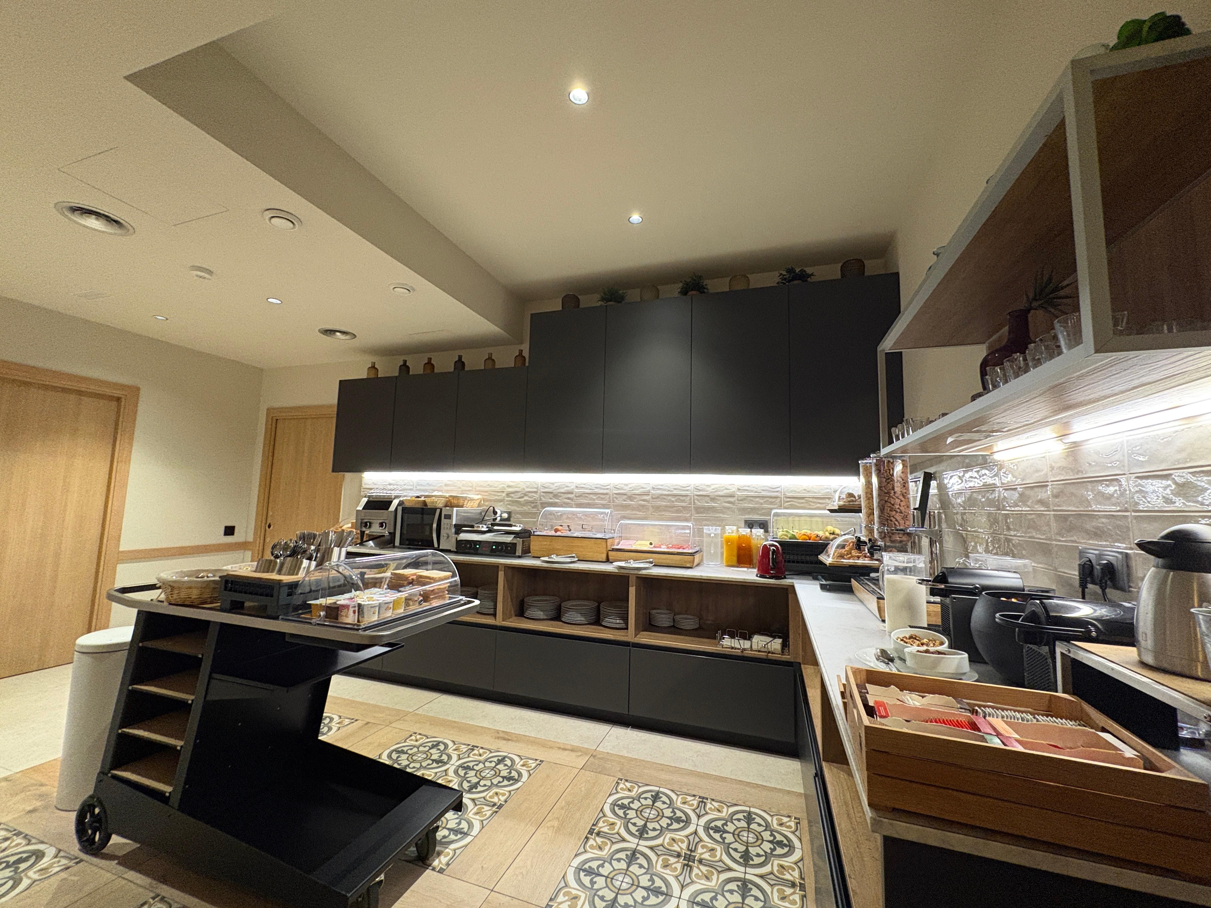 for €9 you can have open buffet breakfast.