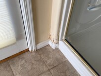 condition around main bath shower