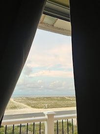 What you wake up to outside of the main bedroom