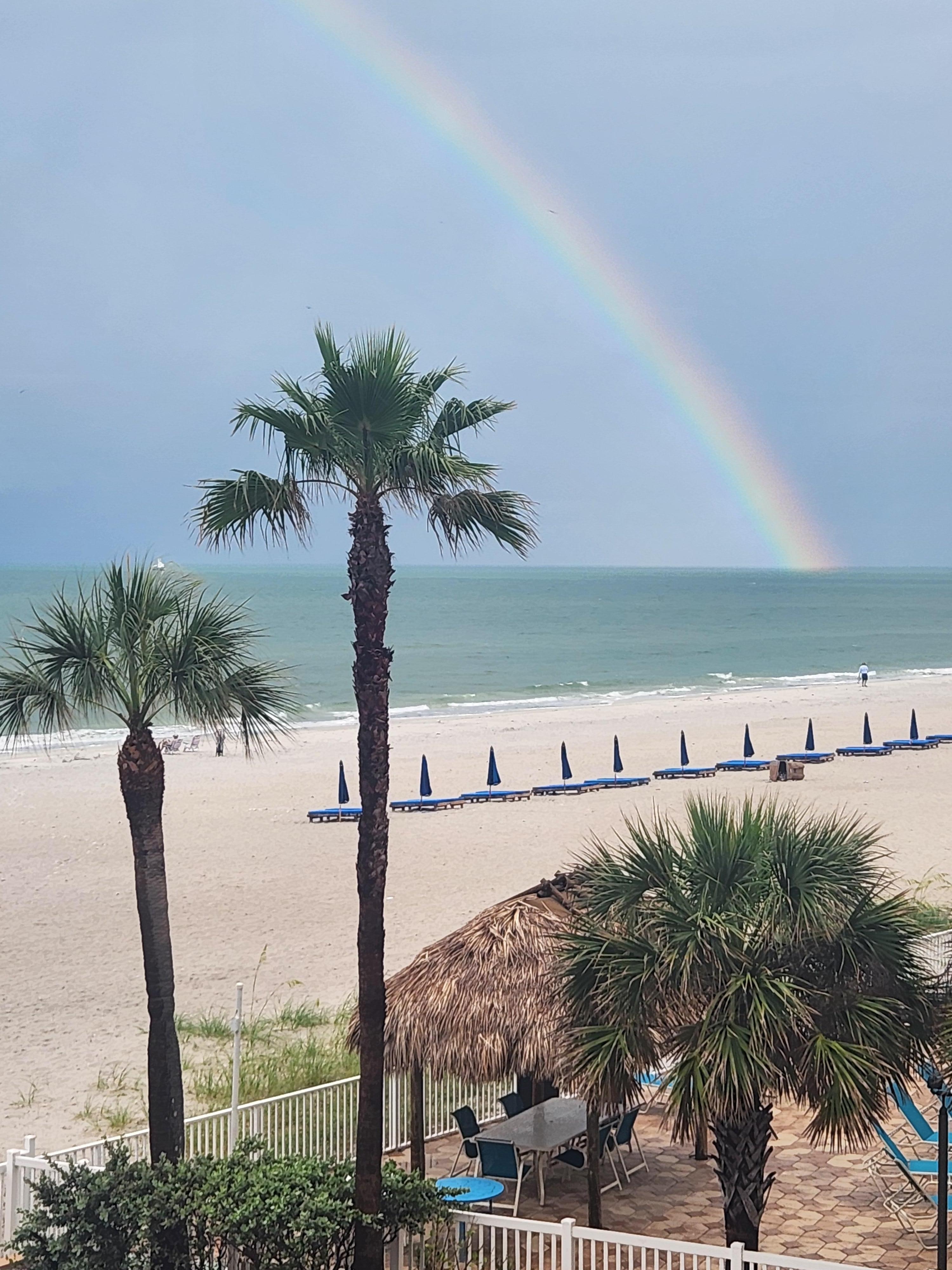 View from our balcony 