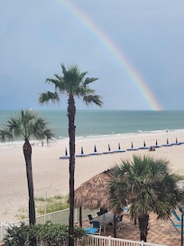 View from our balcony