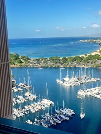 Hotel room ocean view