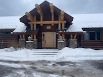 Beautiful home- especially in the new fallen snow.