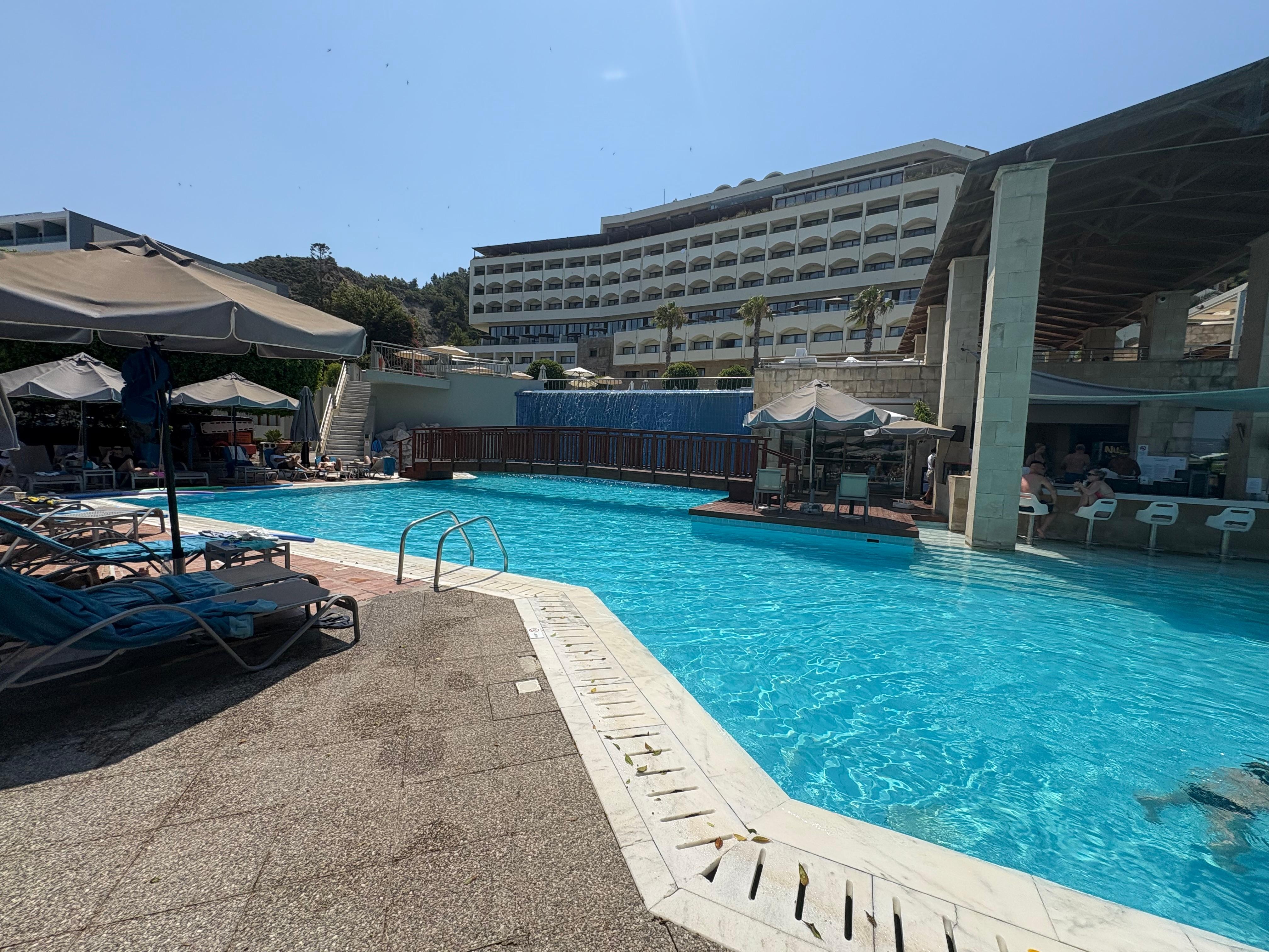 Pool and bar