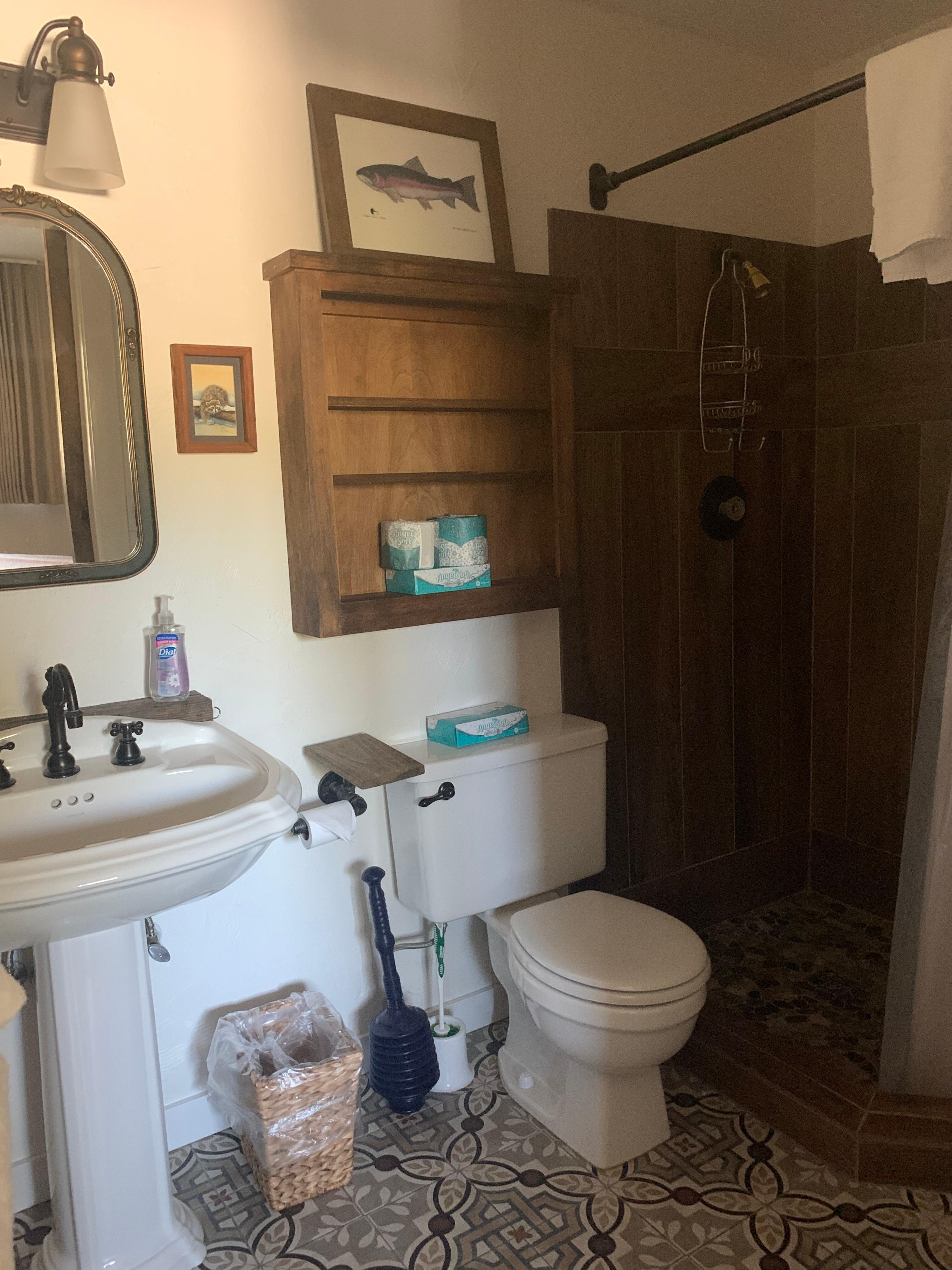Bathroom in bedroom 