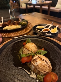 Dinner at Slyce, one of our favourite restaurants. They also have live entertainment and performances