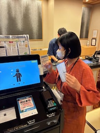 全自動化的房間登記、非常快捷