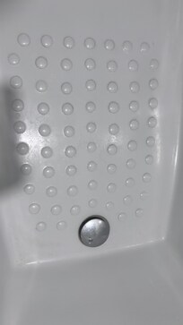 The bathtub, so unclean that we never use it as we ware scare we may get skin rash from it.