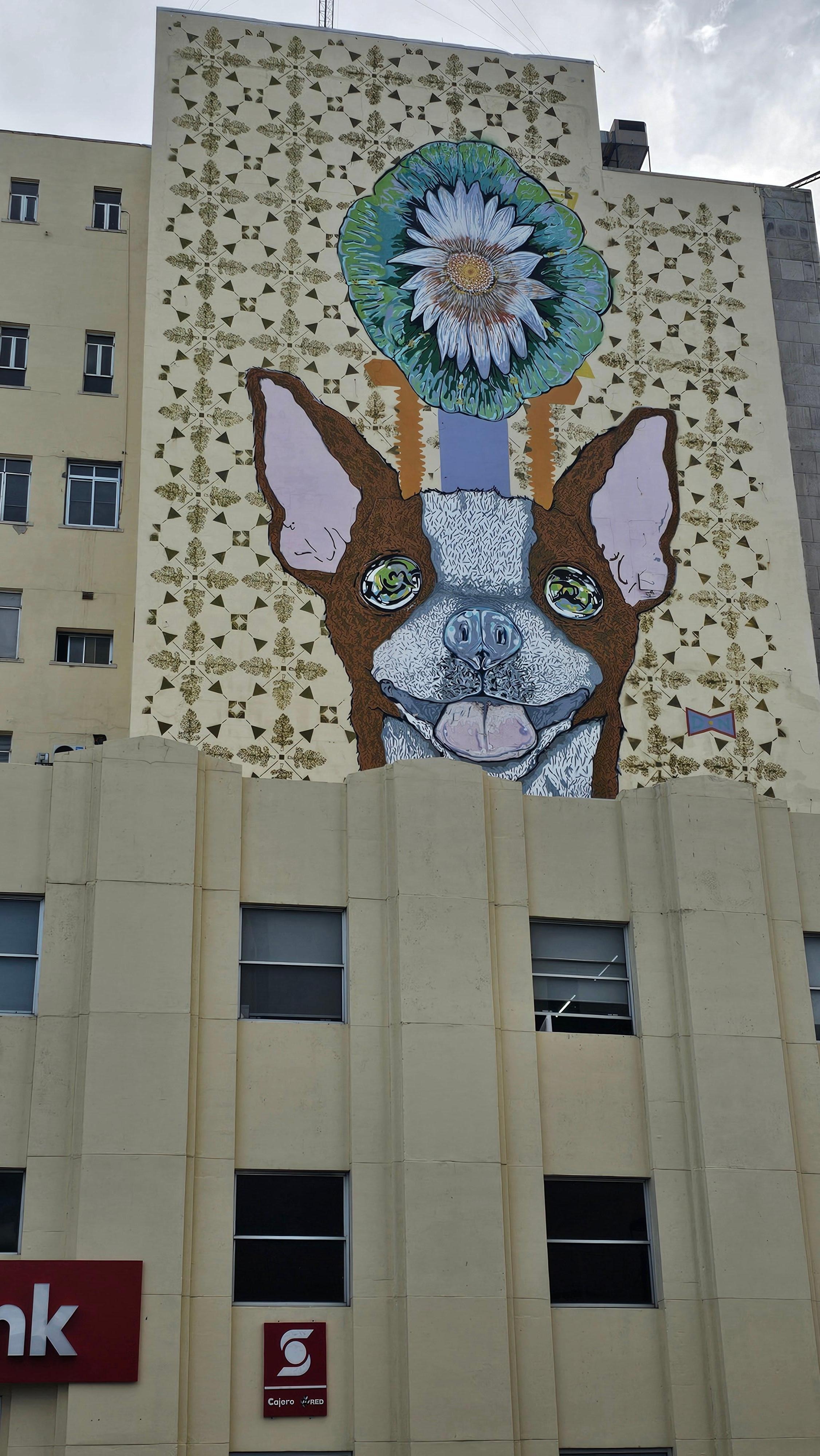 Mural not far from the Hotel.