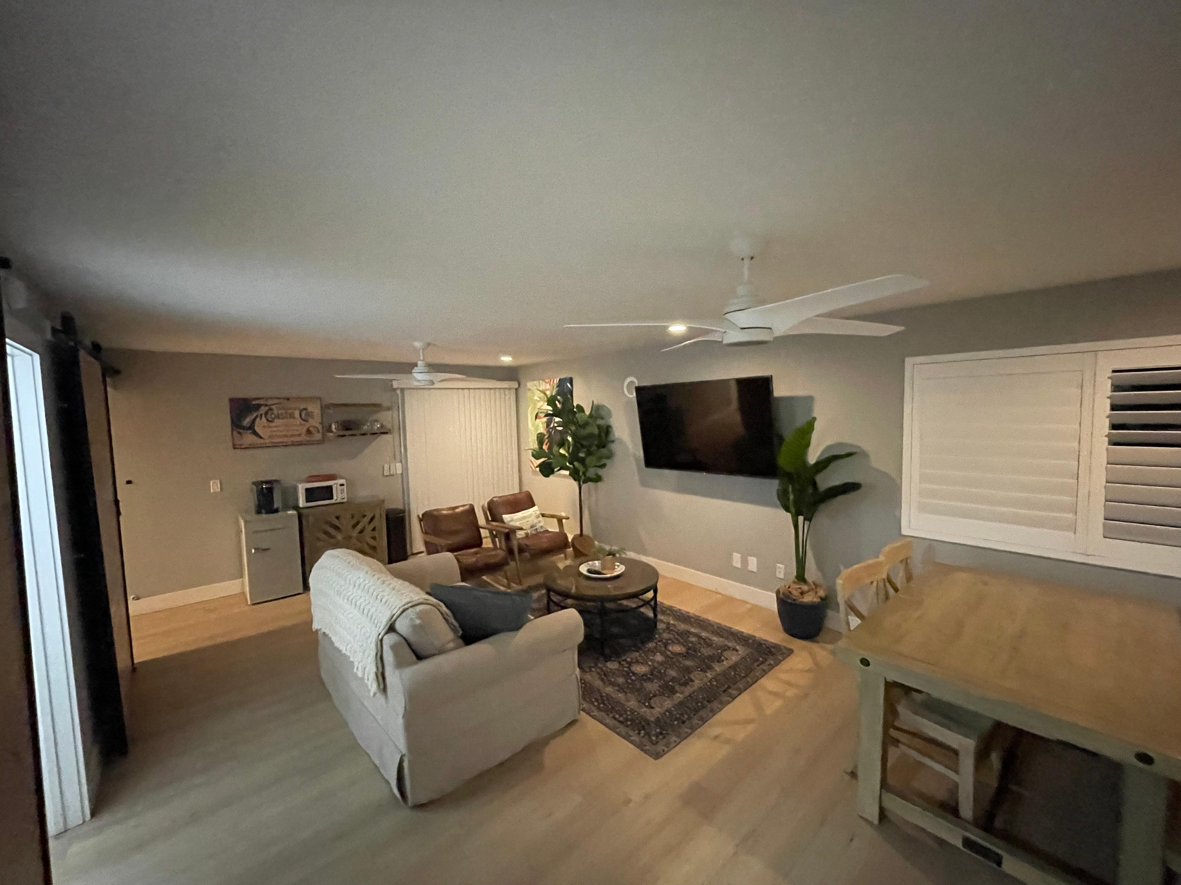 One of two comfortable living areas. Room for everyone! 