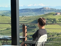 View while enjoying breakfy