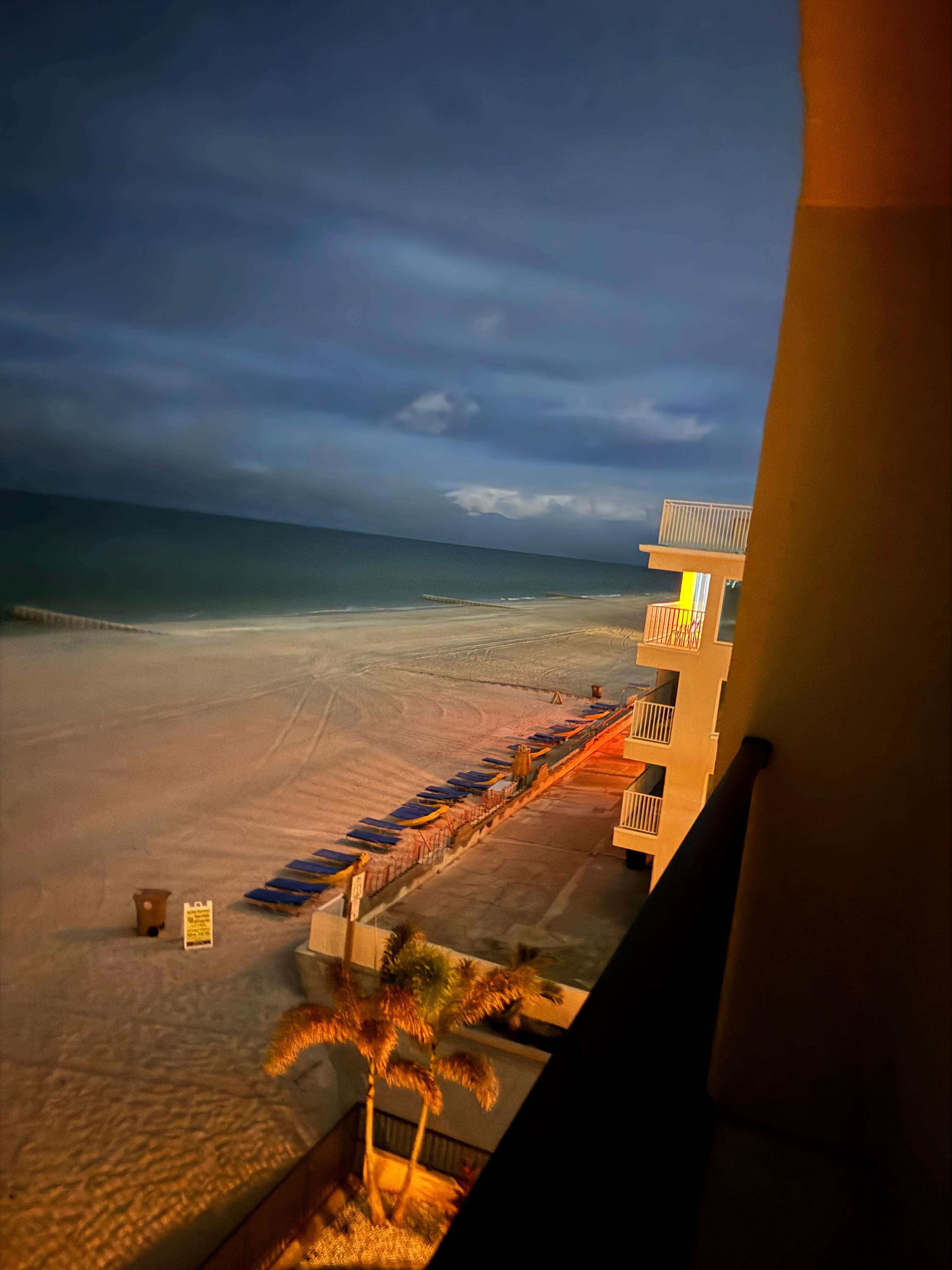 View from the balcony 