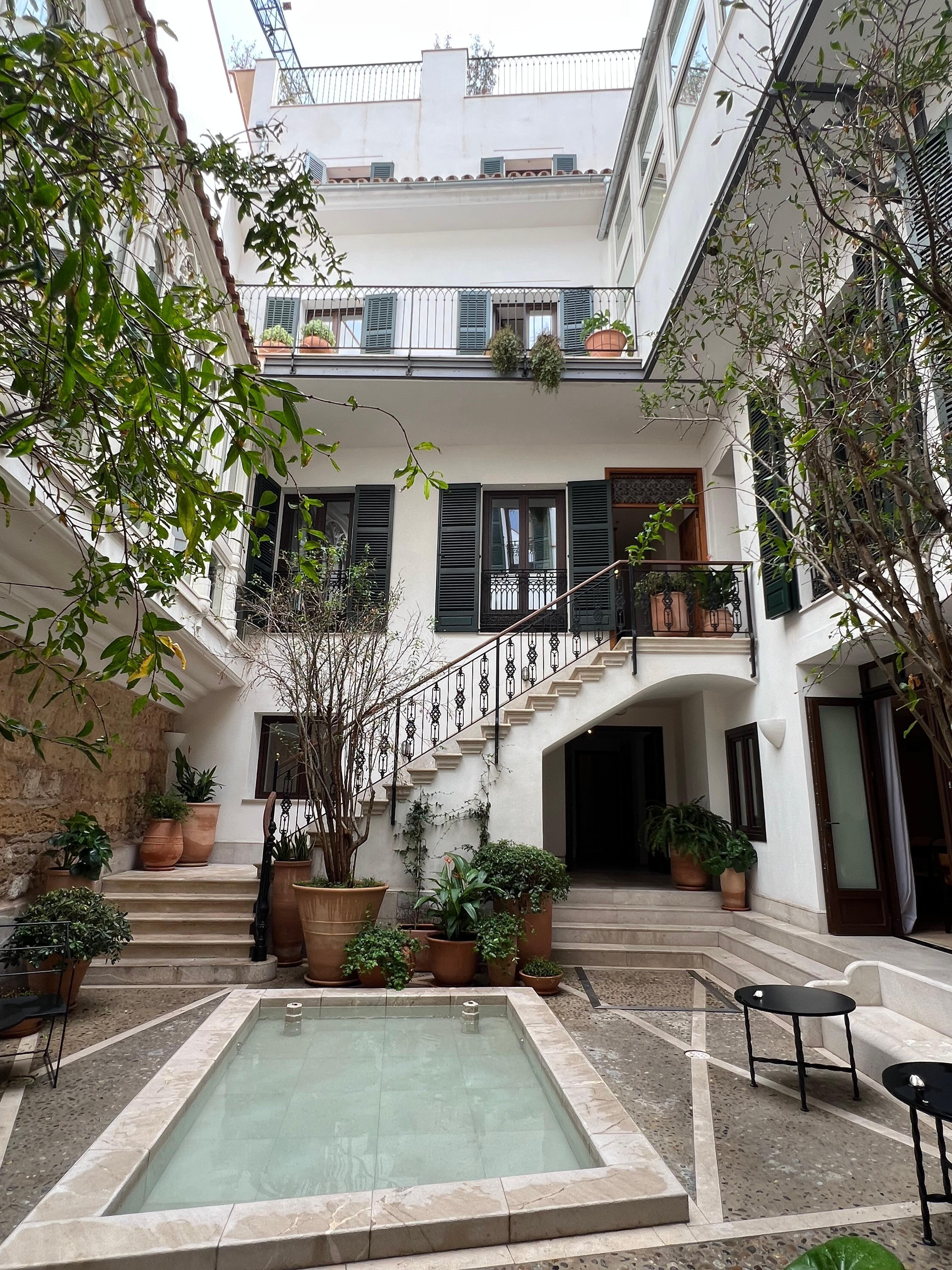 Light in this part of the hotel