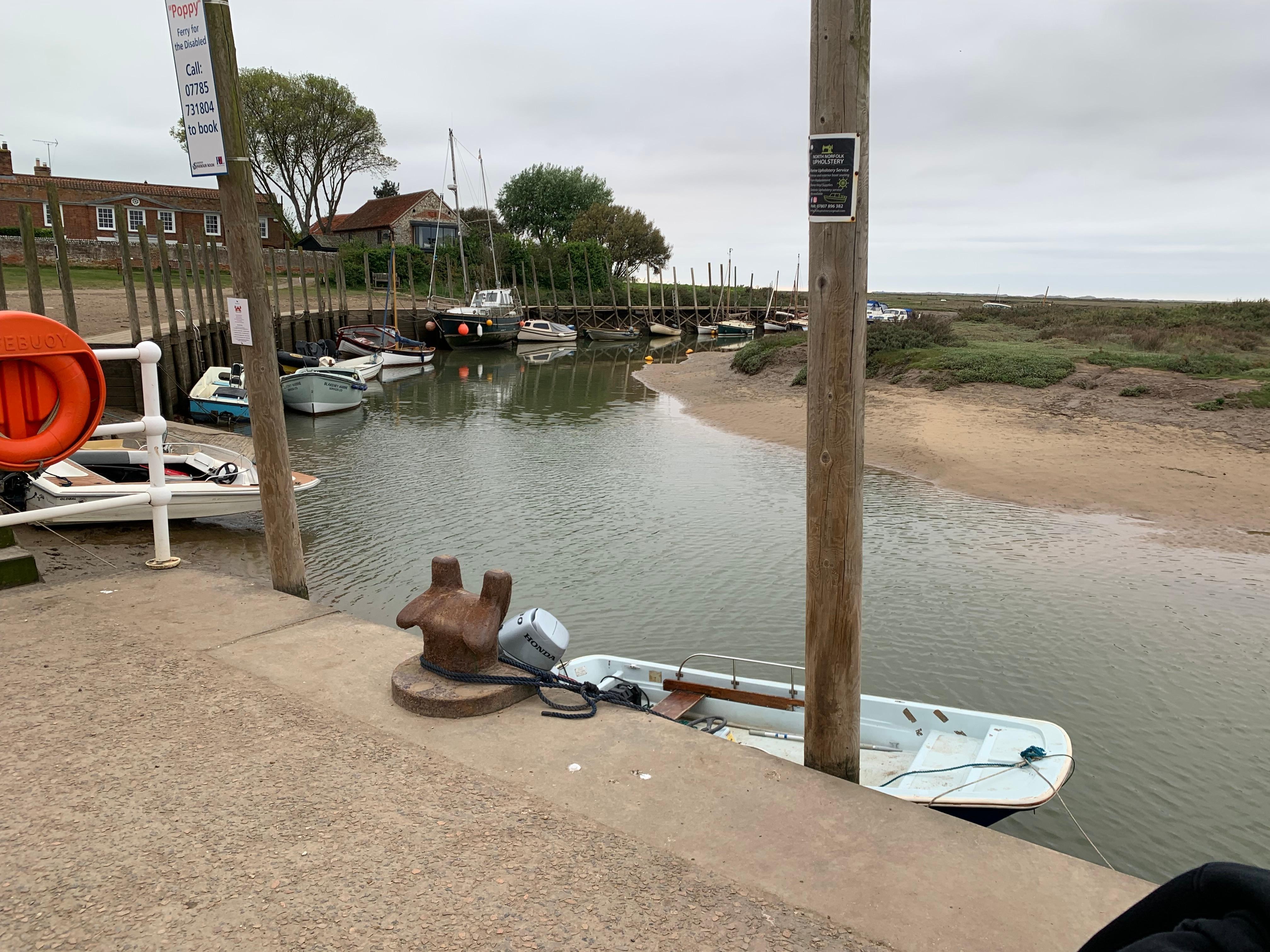 The quay at low tide