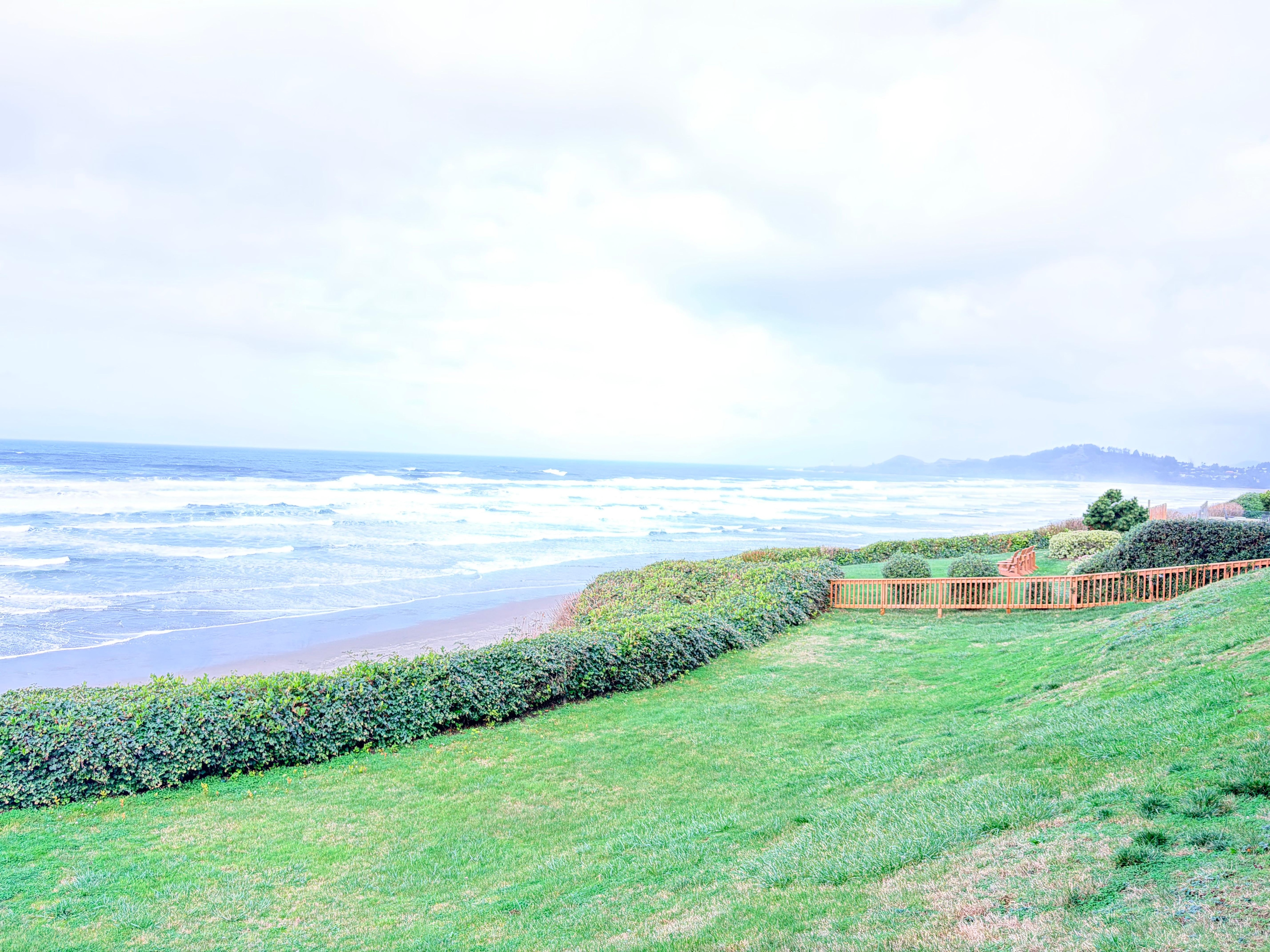 View from back of condo