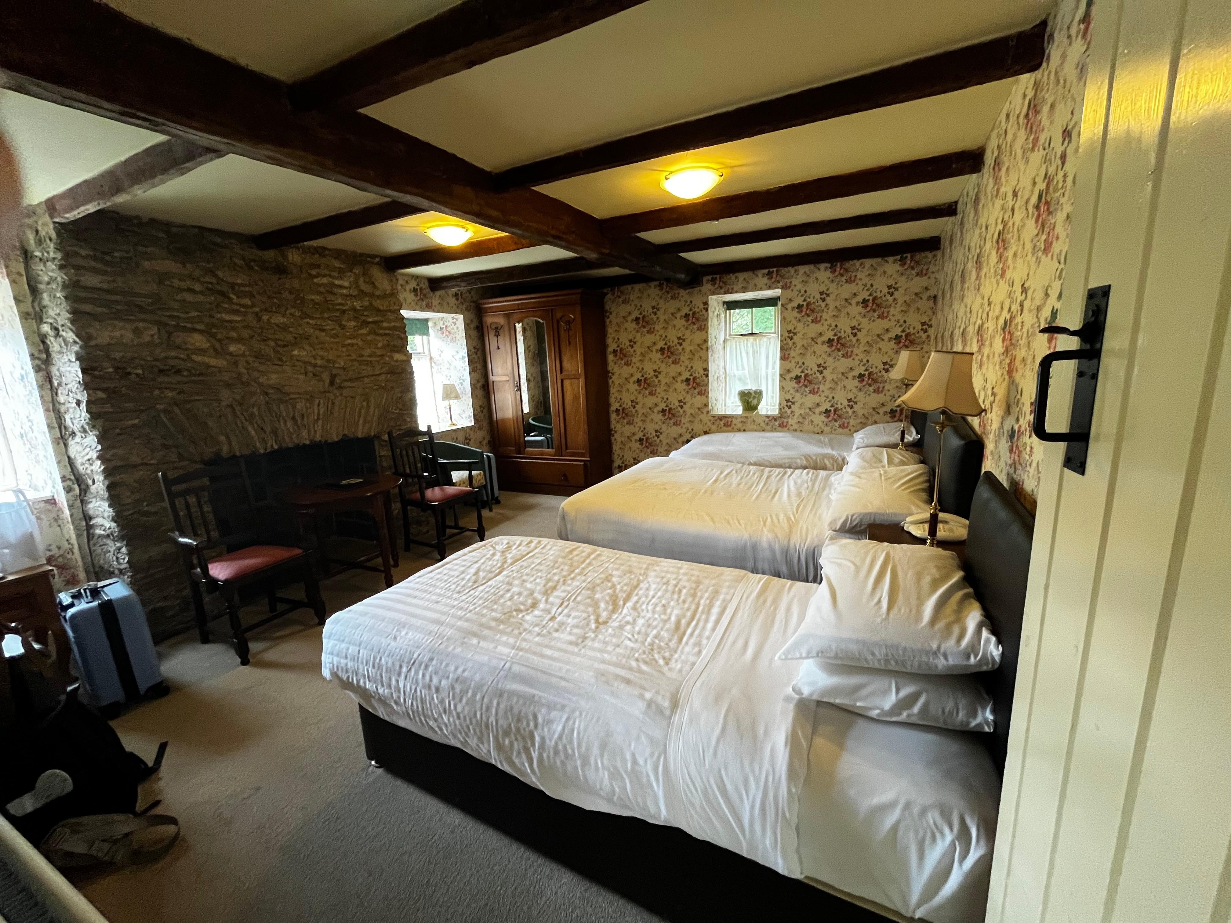 Our room in the Coach house