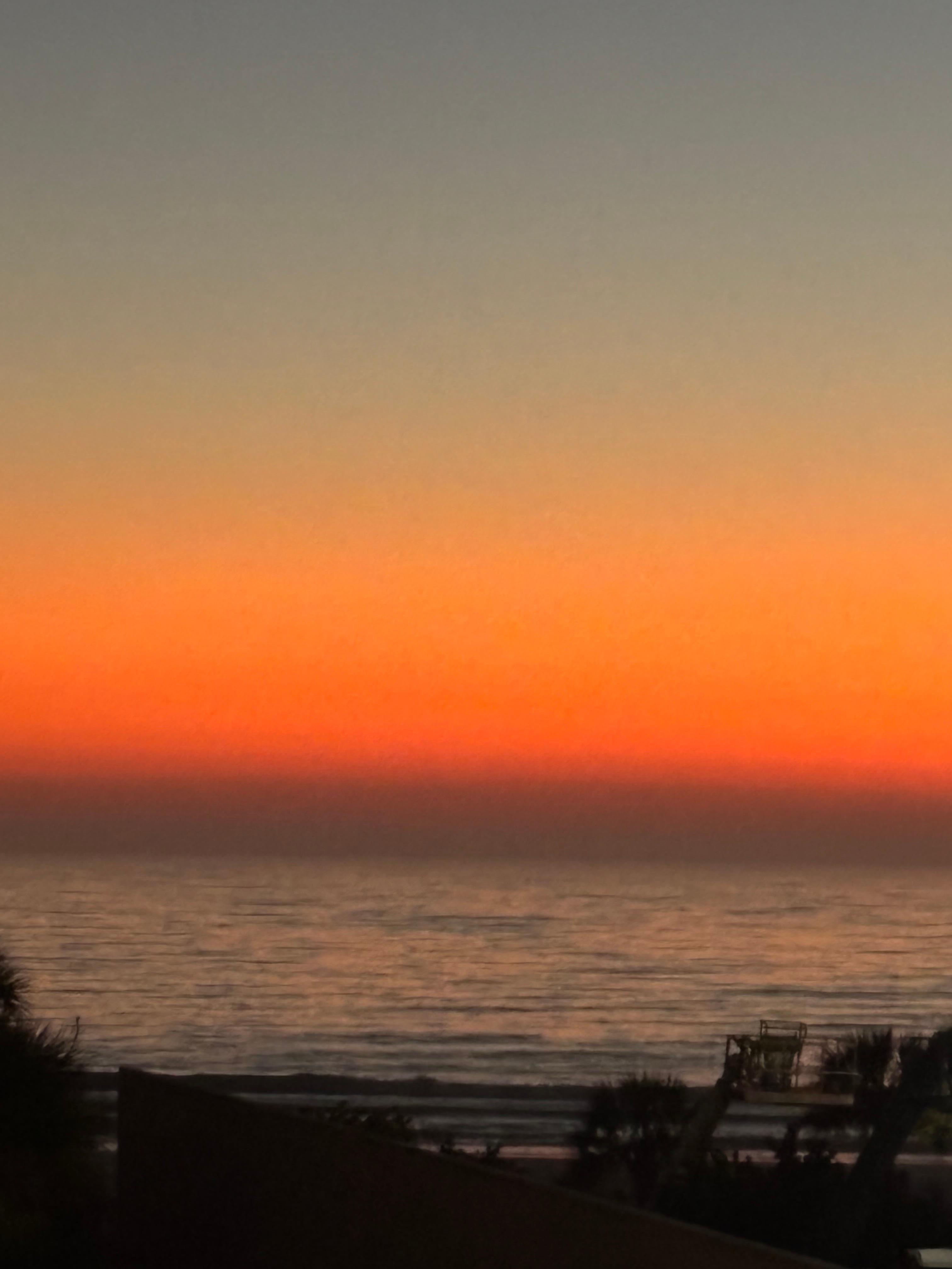 This was taken from our balcony.