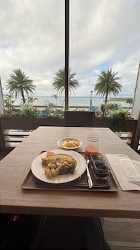 breakfast with sea view