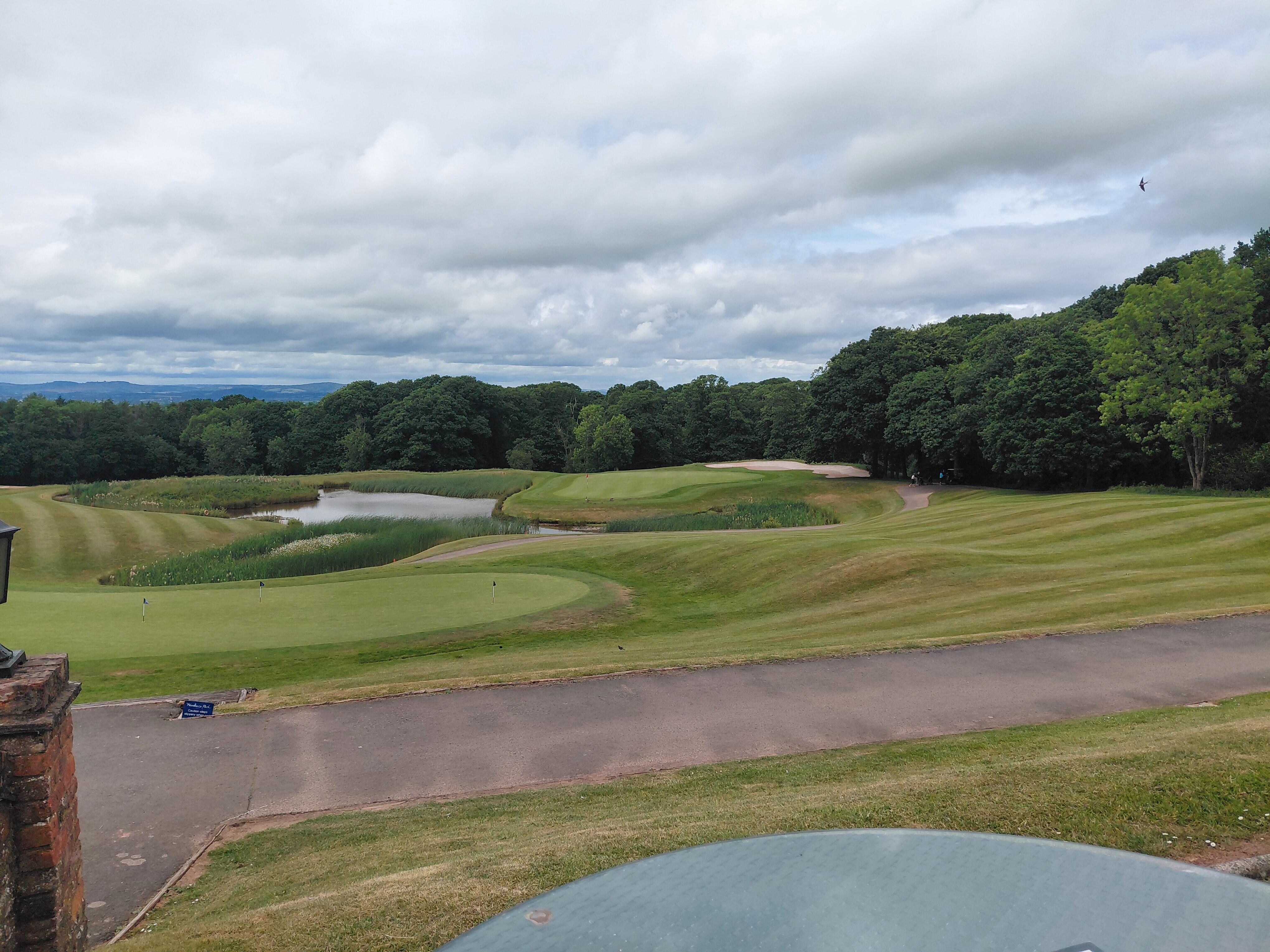 Nice view of 18th hole