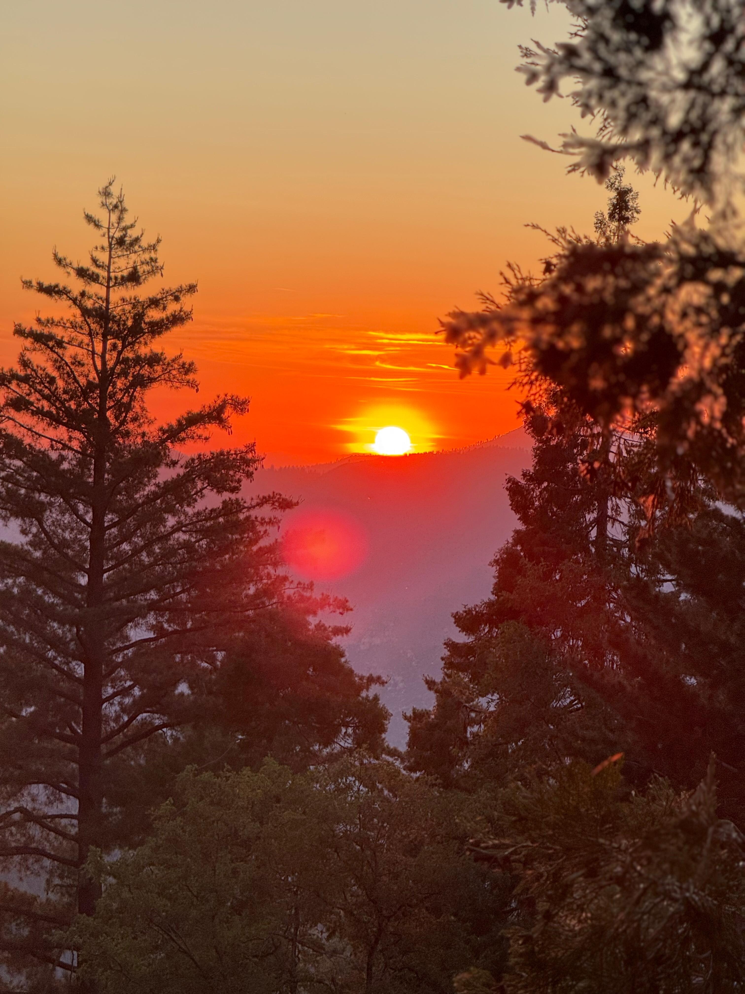 Sunset at the Peregrine Lodge