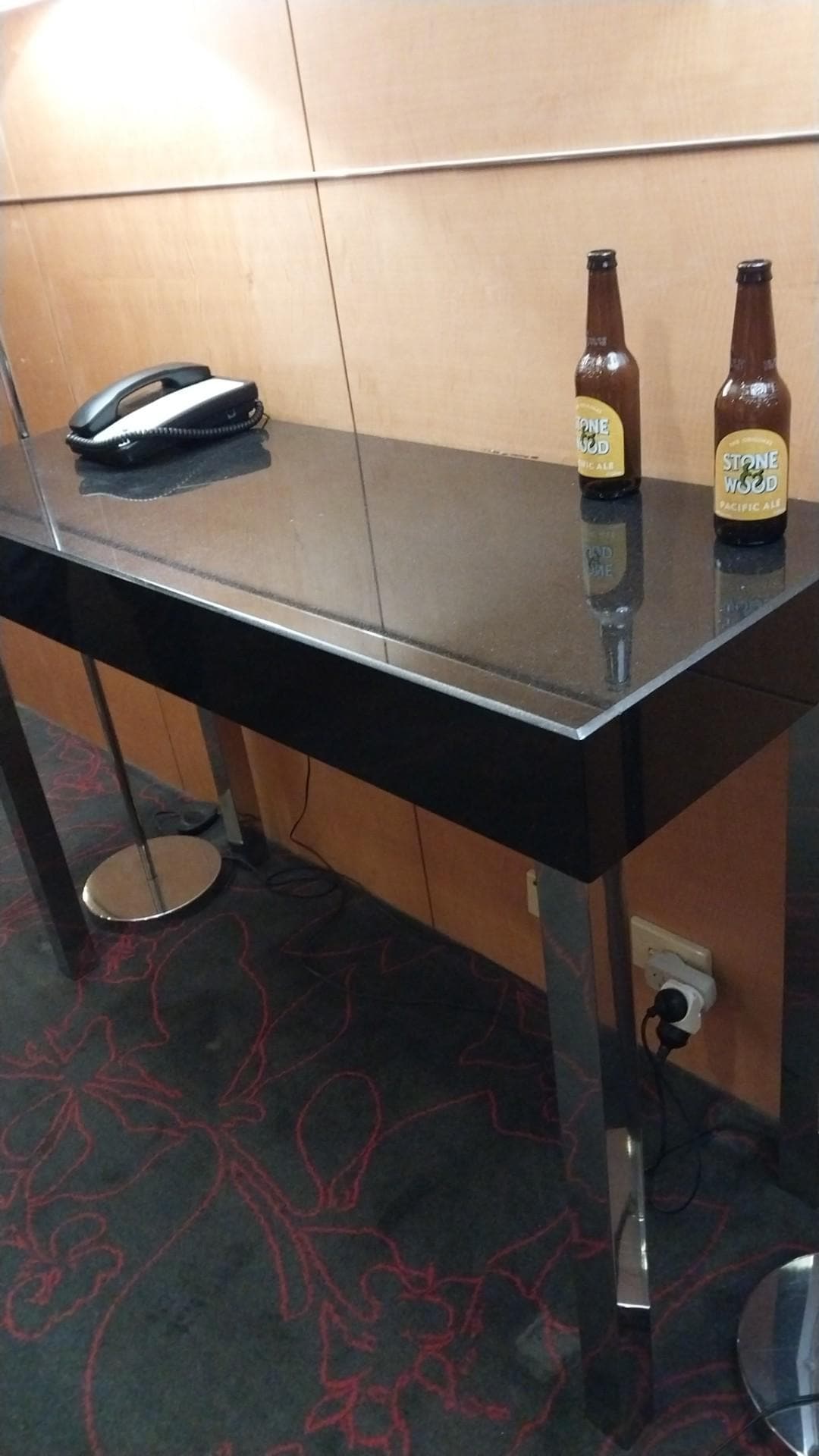  Bottles outside lifts there for 3 days before removed