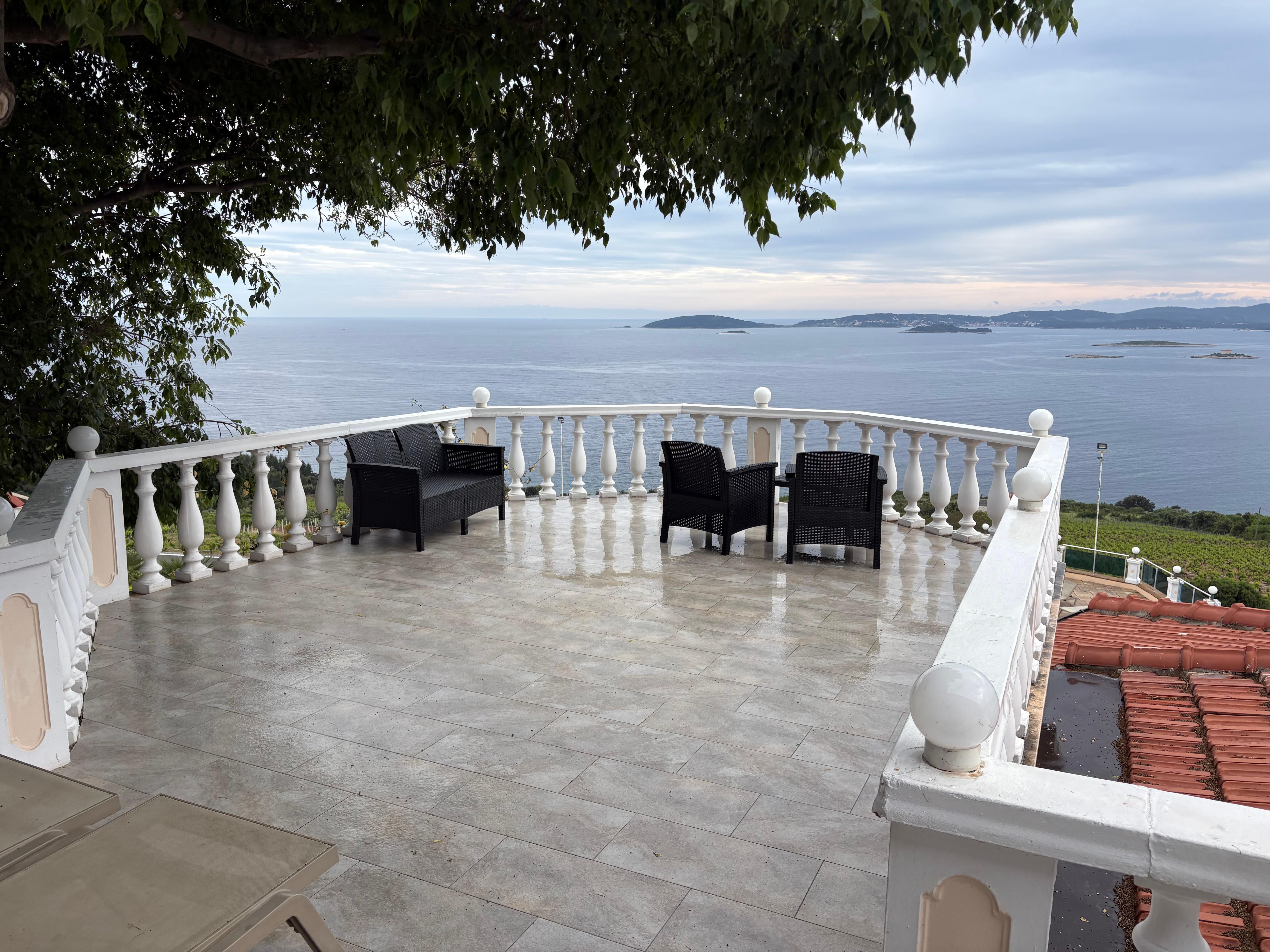 Presidential suite balcony, well worth a little extra cost