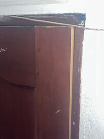 Main door doesn’t close all the way.