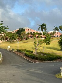 This was the steep hill you have to walk up after you leave the beach area. Ask for a ride up entirely too far to walk.