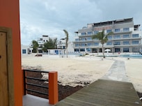 View from the front of the hotel