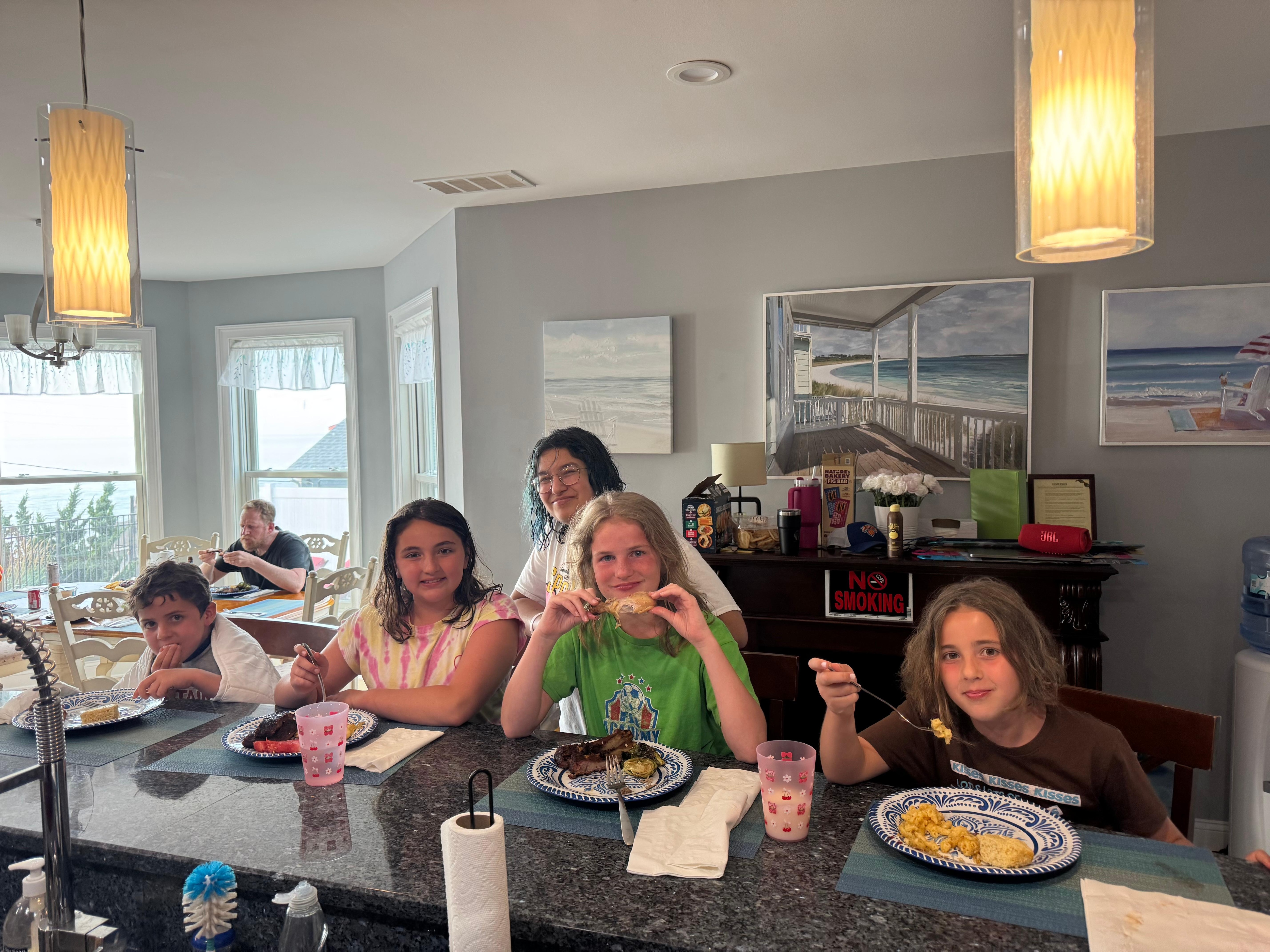 Dinner in the kitchen 