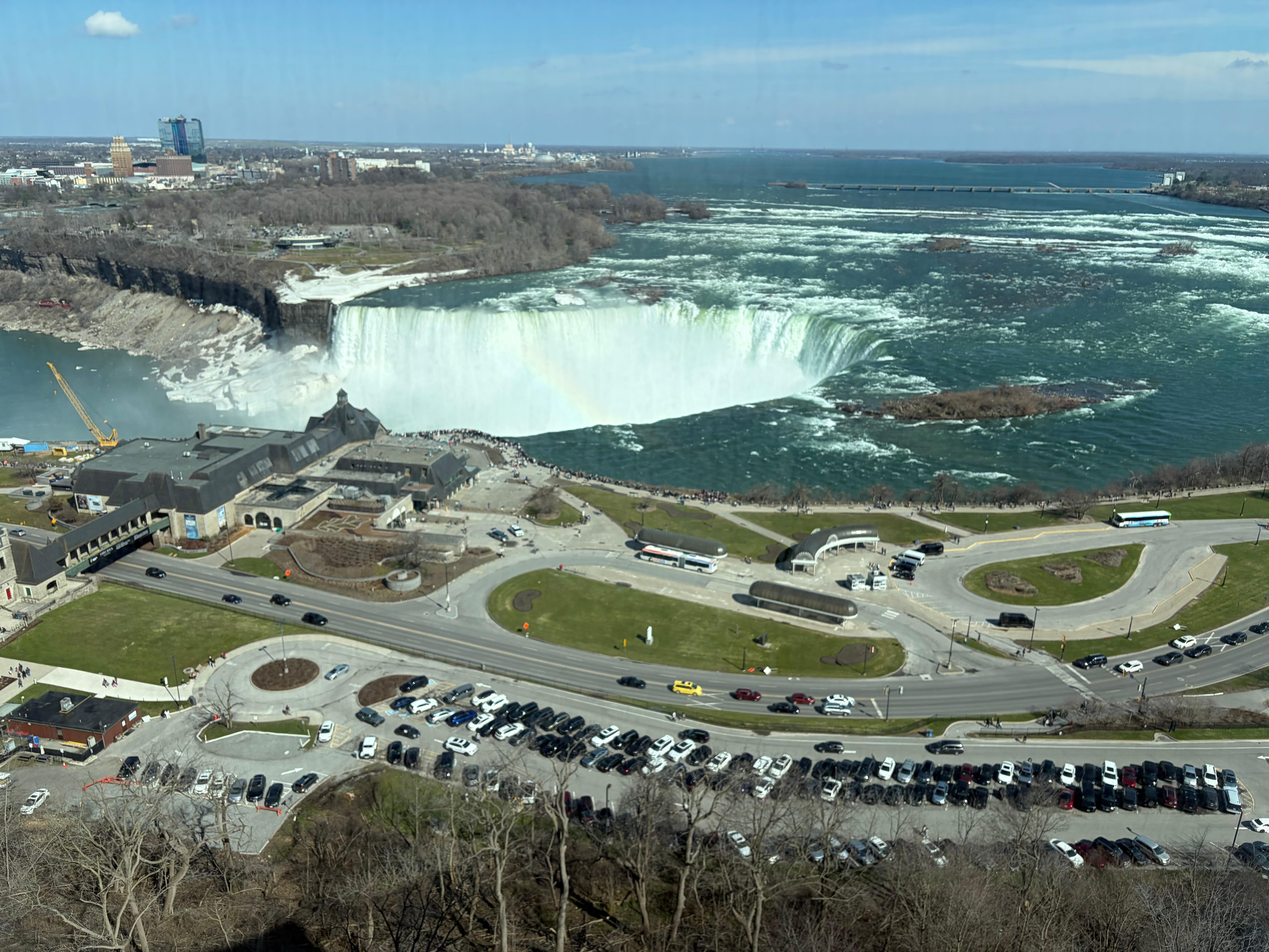 View from our room of hotel, 22nd floor. 