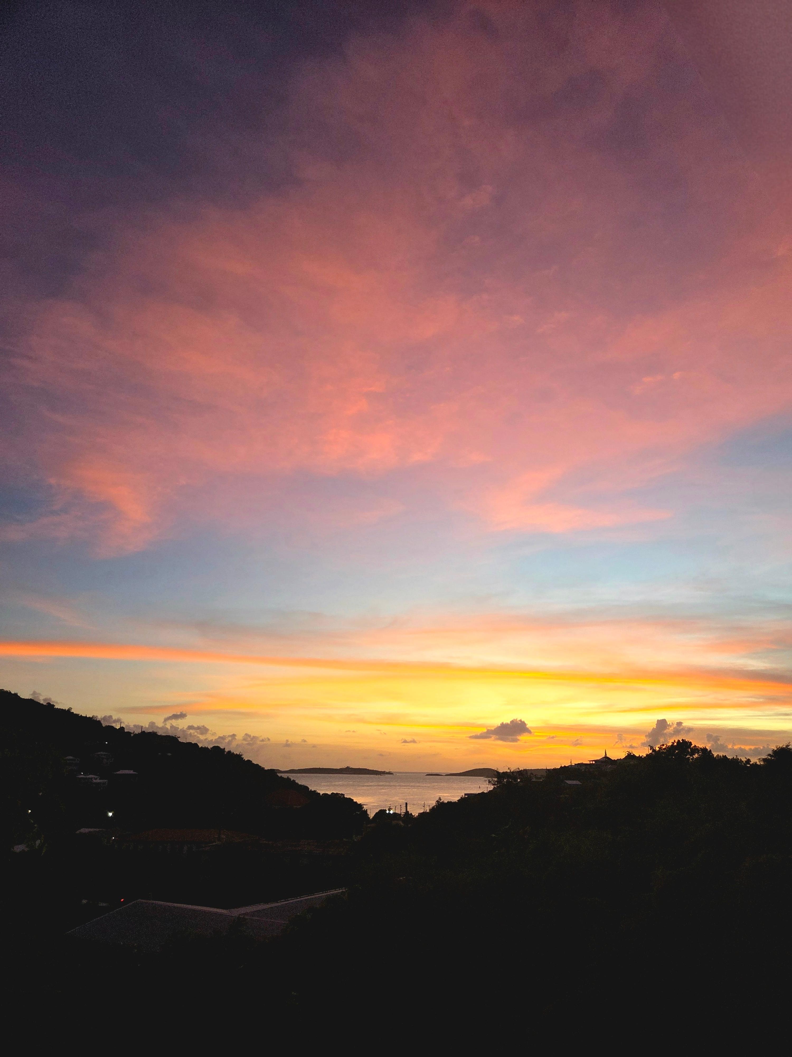 Sunset from the balcony