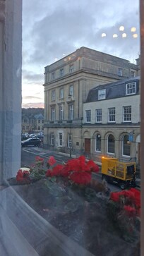 View on to a quiet street
