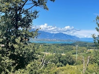 View of Lake Garda from the garden