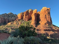 Coffee Pot Rock. View from the Sugarloaf Loop that starts at the Sugarloaf Trailhead.