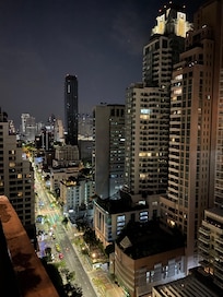 View from rooftop bar