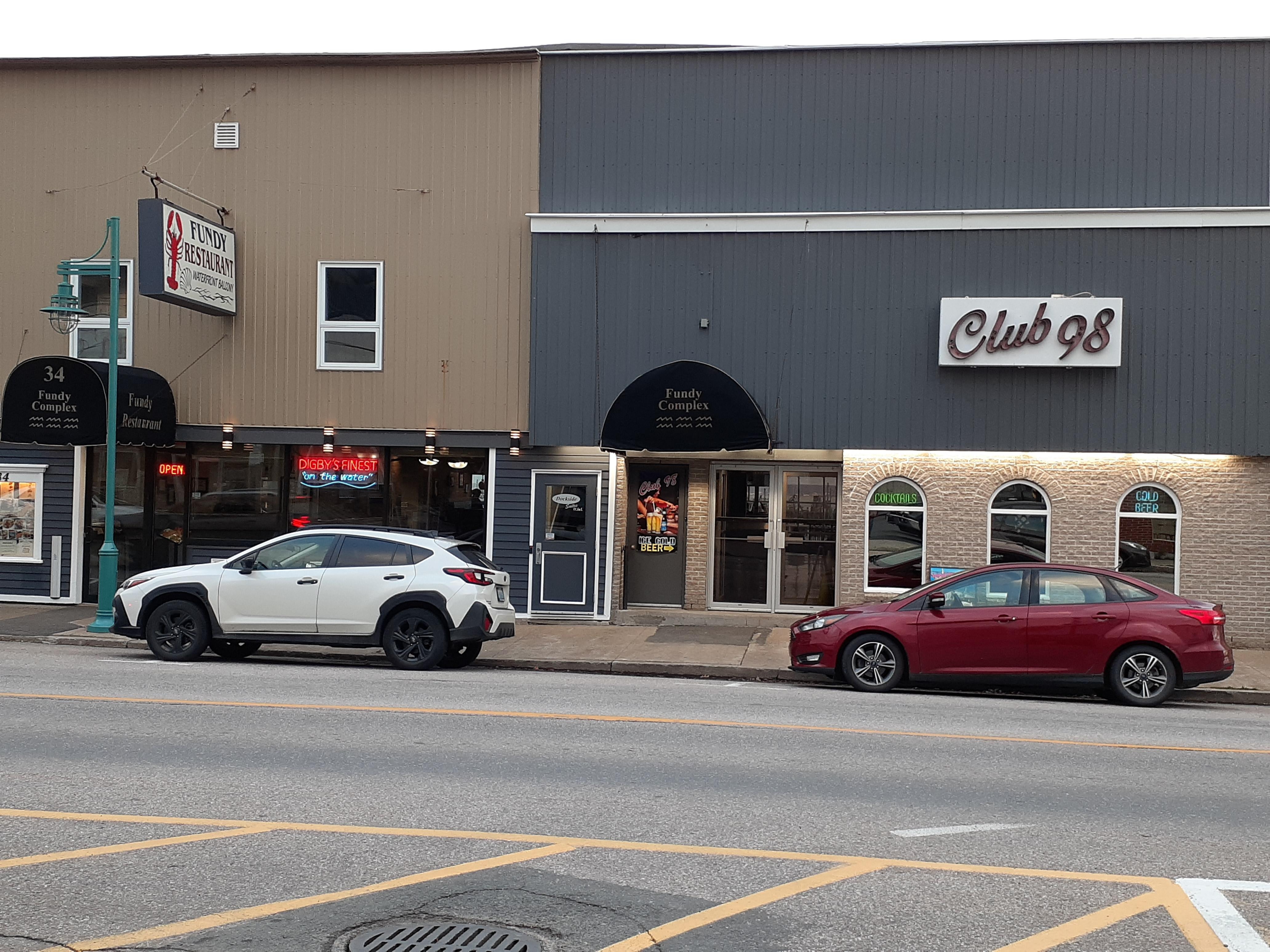 If you don't see the name on the awning, you'll miss it. Looks like a restaurant because it is.