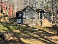The back of the house from the yard.