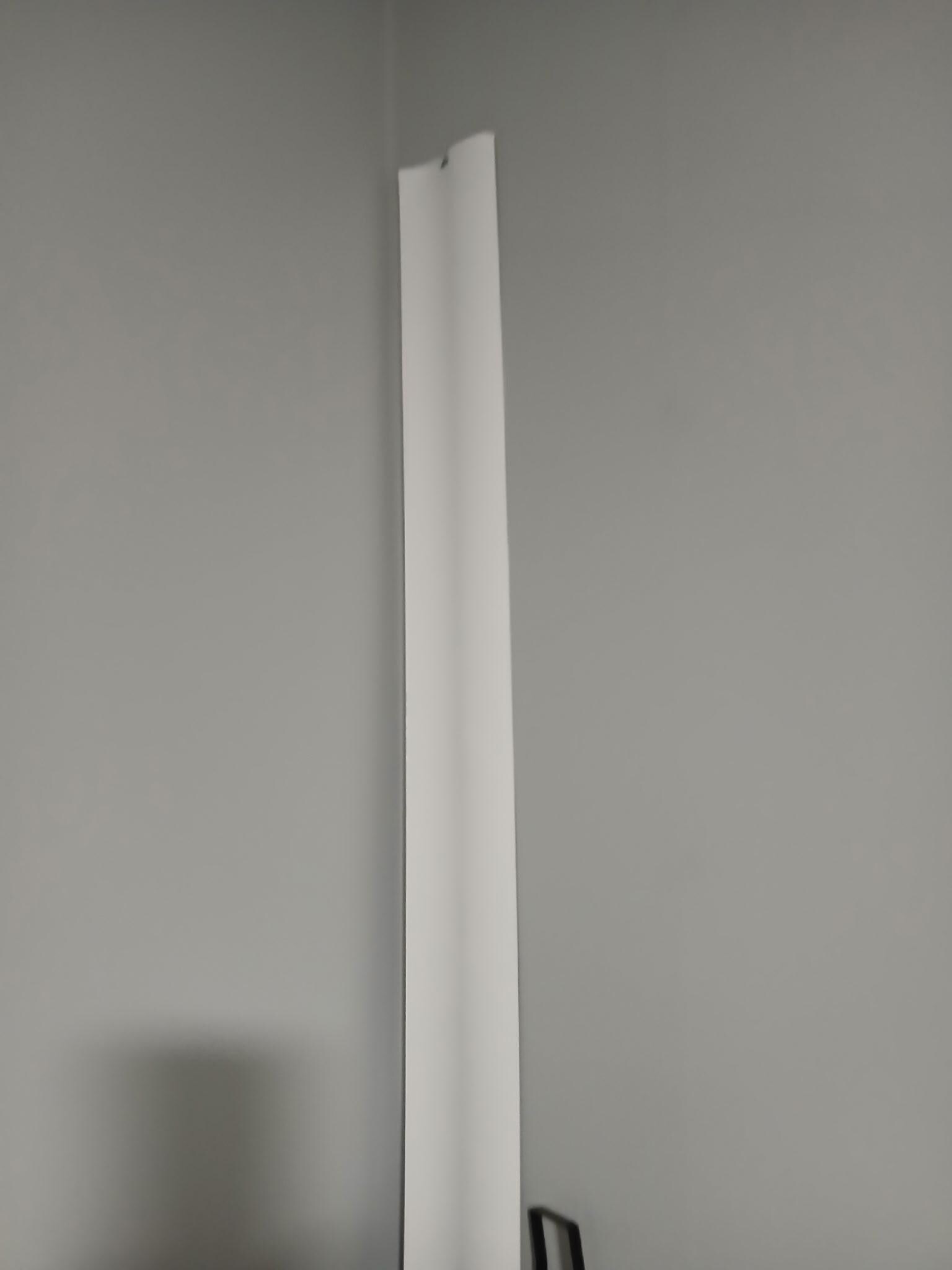 Broken vertical blinds bedroom 