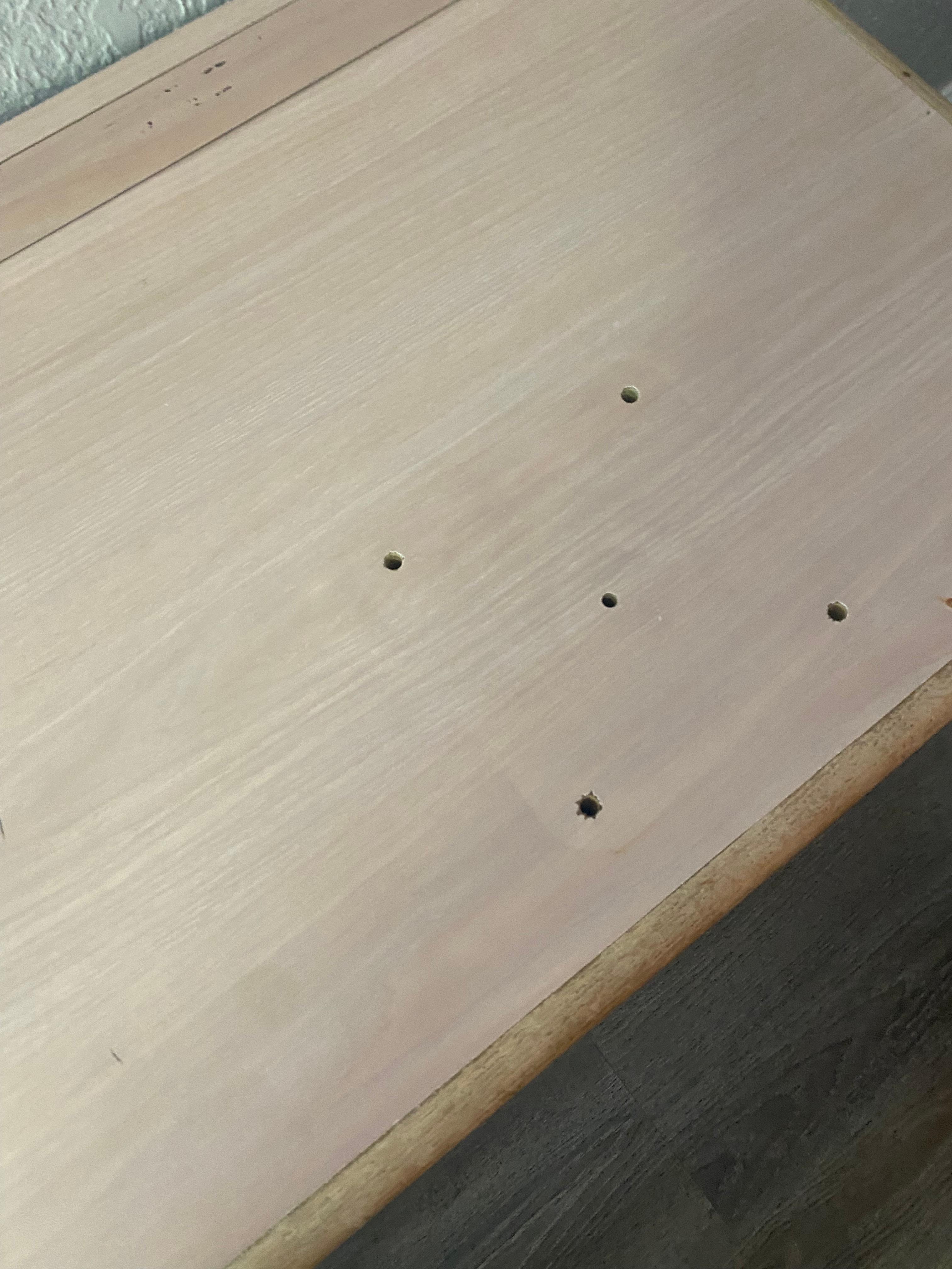 Damaged furniture