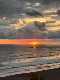 One of the beautiful sunsets from the balcony