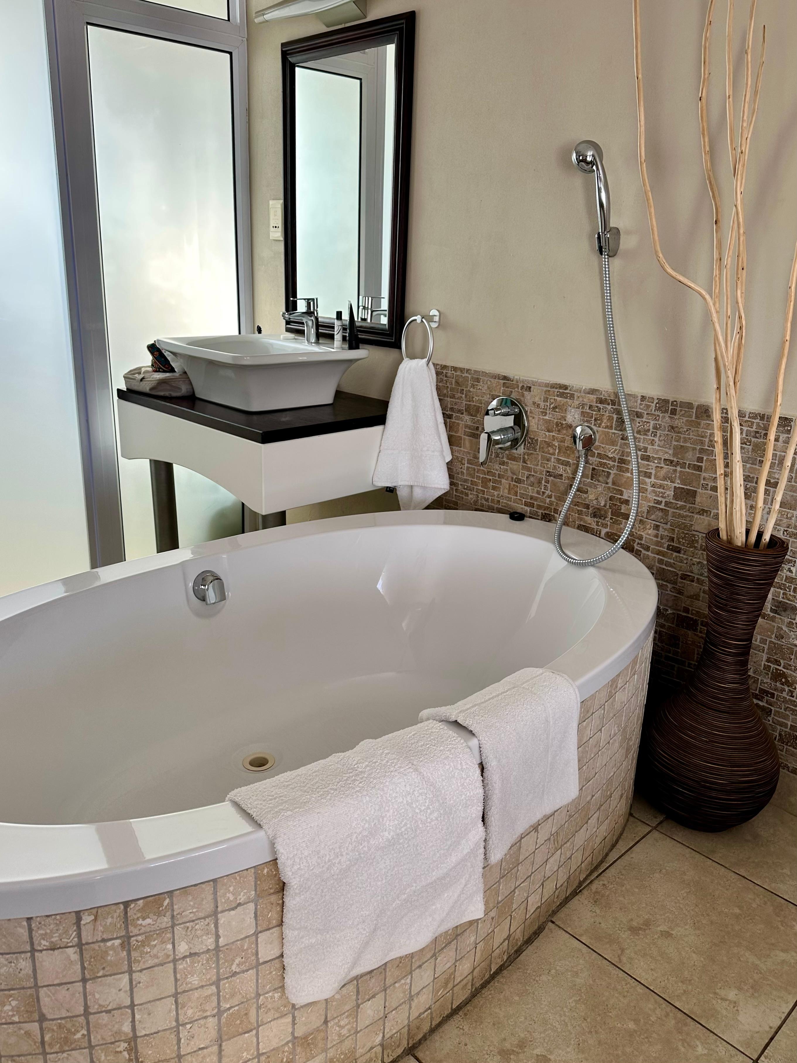 Excellent bath facilities.